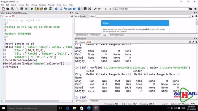 Pivot in Python Pandas Dataframe | pivot_table in Python Pandas Dataframe| in Hindi смотреть онлайн