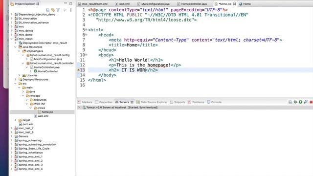 Spring MVC Project setup | Quickest way | Eclipse Tomcat config | Develop Result Website from start смотреть онлайн