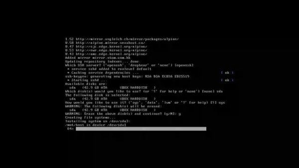 How to install Alpine Linux