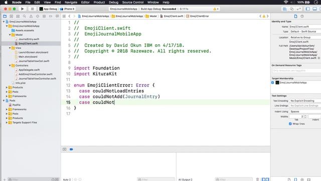 Integrating KituraKit Using Cocoapods - An Enterprise Server Side Swift Framework with Swift 4 смотреть онлайн