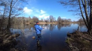 Открытие фидерного сезона 2023. Рыбалка на фидер весной.
