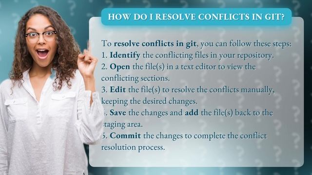 How do I resolve conflicts in git? смотреть онлайн