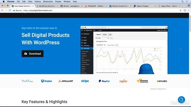 Course WordPress Ecommerce Easy Digital Downloads - 01 Introduction: Video 01 Welcome смотреть онлайн