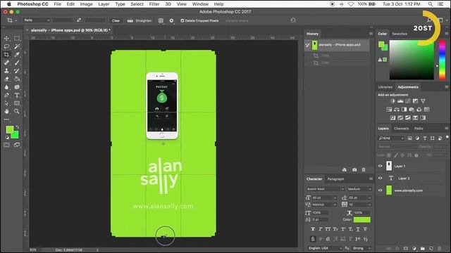 Crop and straighten photos with the Crop Tool in Photoshop | Adobe Photoshop Tutorial #2 смотреть онлайн