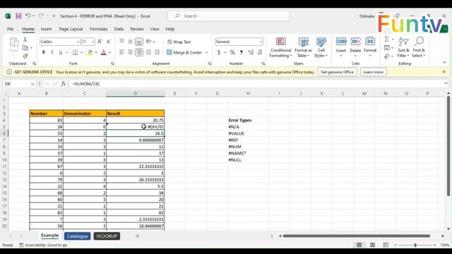 IFNA & IFERROR functions in Excel makes data neater, readable and better - Data analyst beginners смотреть онлайн