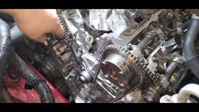 Ford Edge 3.5 Duratec Water Pump And Timing Chain Replacement смотреть онлайн