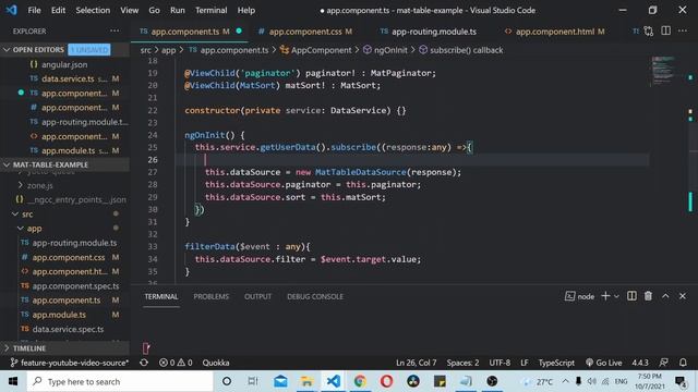 Angular Material Mat Table Filter By Dropdown Selection смотреть онлайн