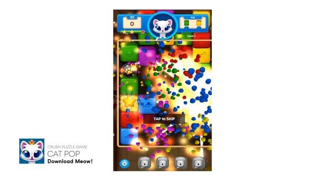 CAT POP _ CRUSH PUZZLE GAME смотреть онлайн