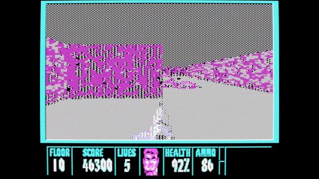 Wolfenstein 3D CGA • DOSBox ECE + CRT shader смотреть онлайн