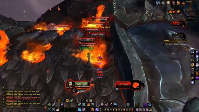 Хребет Смертокрыла 25хм Соло | Spine of Deathwing 25HC Solo смотреть онлайн