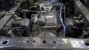Начал процесс снятия кпп. Скания R340