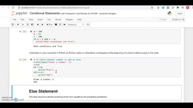 IF Else and Elif Conditional Statements in Python смотреть онлайн