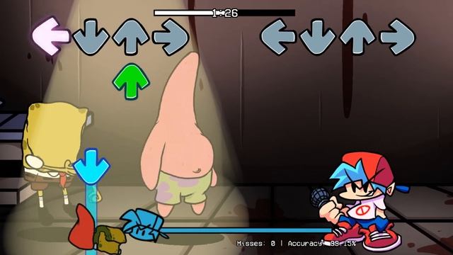 FNF: Boyfriend VS Spongebob and Patrick Without faces [Song: dead hope] █ Mistful Crimson Morning █ смотреть онлайн