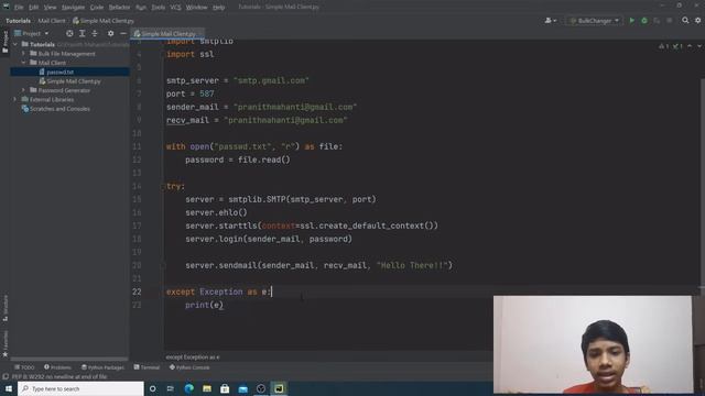 Simple Mail Client In Python смотреть онлайн