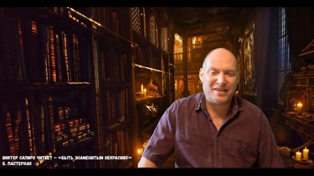 Виктор Сапиро читает - Б. Пастернак "Быть знаменитым не красиво" смотреть онлайн