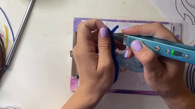 Рисуем 3D ручкой. Трафарет для 3D ручки "Кит" смотреть онлайн