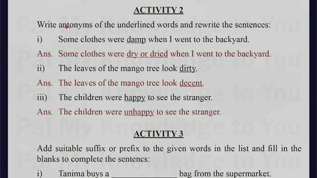 WBBSE CLASS VIII Class 8 ENGLISH QUESTION PAPER 2021 Model Activity Task with answer | Part 1 смотреть онлайн