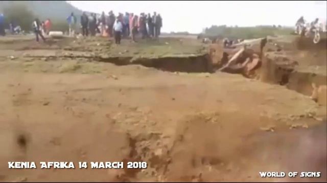 Гигантская трещина на Земле в Африке Кении смотреть онлайн