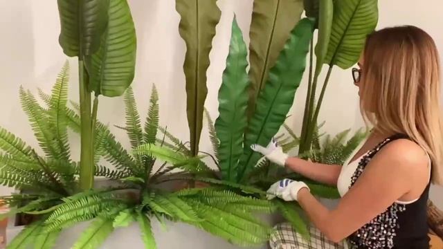 Новый проект по оформлению искусственными цветами.