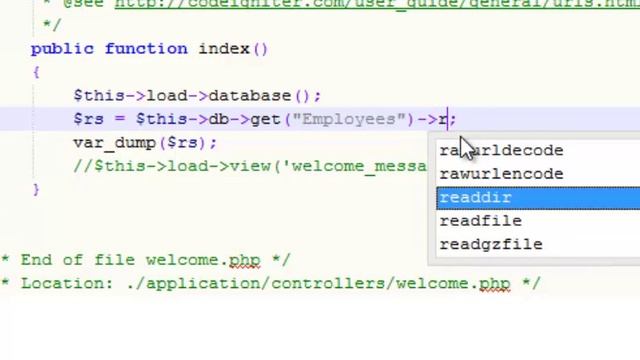 Problem in codeigniter database functions with oracle смотреть онлайн
