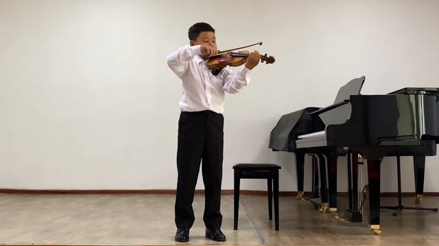 Калдыбай Ансар, Ж. Ф. Мазас, 1 тетрадь, этюд 28