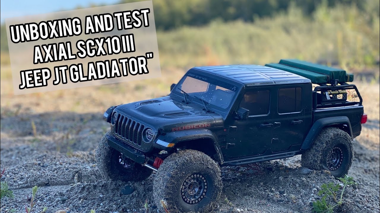 Axial SCX10 III Jeep Gladiator unboxing and test off-road и ЭТО ЛУЧШЕЕ от AXIAL! смотреть онлайн
