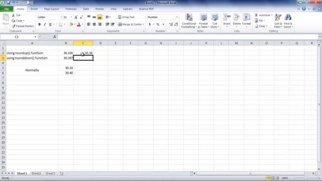How to keep Decimal places without rounding | MS Excel смотреть онлайн