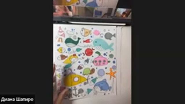 Рисуем весёлых морских животных ▶ Рисование акварелью смотреть онлайн