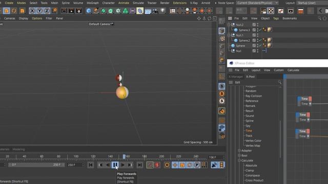 Нода Time, Math:Add I XPresso Cinema 4D I Урок 2 смотреть онлайн