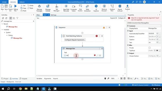 UiPath | How Regex Multiple Matches Works смотреть онлайн