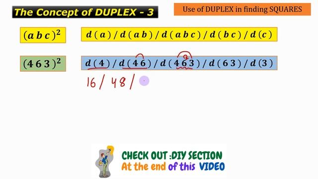 Duplex Method of squaring in Vedic Maths | Speed Maths (3 digit numbers) смотреть онлайн