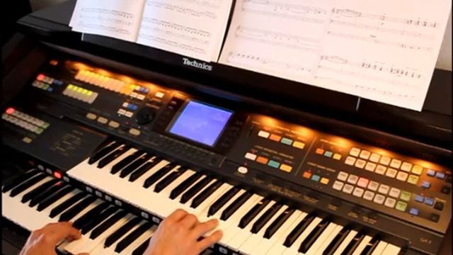 Time Is Tight - performed on Technics GA3 organ смотреть онлайн