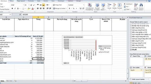 BÁO CÁO TUYỂN DỤNG TRÊN CÔNG CỤ EXCEL смотреть онлайн