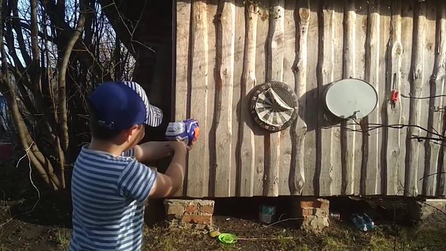 Бластер Нёрф! Обзор! Бластер NERF DISRUPTOR! смотреть онлайн