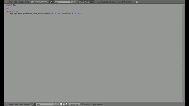 Our First Python Script in Blender 2.5 - Blender 3D.avi смотреть онлайн