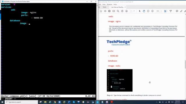 What is Docker Compose | How to create docker compose file | Hands-on Lab DCA Part 2 смотреть онлайн