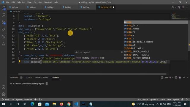 Join multiple tables in MySQL using inner join | Tutorial 10 in hindi смотреть онлайн