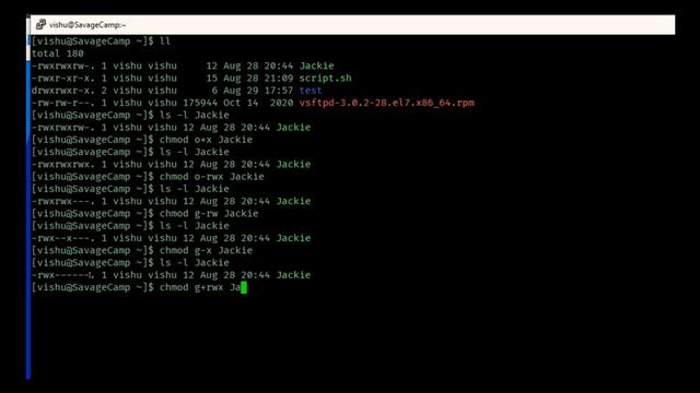Chmod using UGO смотреть онлайн