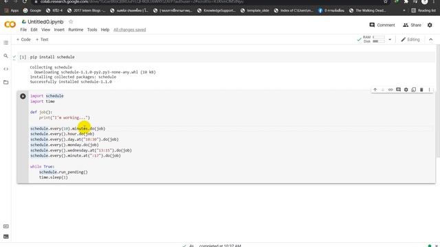 รันสคริป Python อัตโนมัติด้วย schedule ?? смотреть онлайн