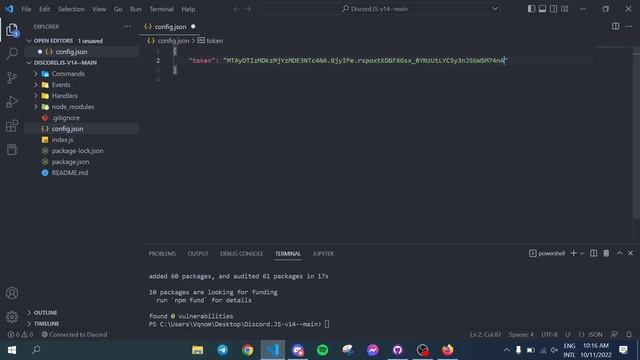 Full Setup Discord Bot With Handlers Using Discord.JS V14 смотреть онлайн