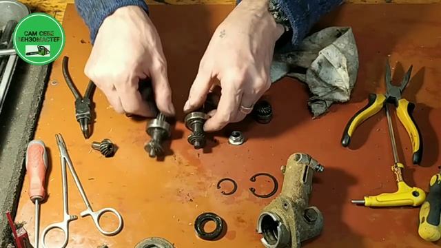 Ремонт редуктора бензокосы. смотреть онлайн