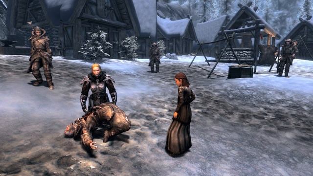 Реакция жителей деревни Скаалов на смерть Сторна смотреть онлайн