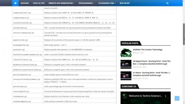 #2.7 Bypass Web Application Firewall (WAFs) using Tamper Script via SQLMap