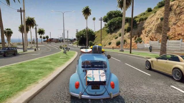 Volkswagen Beetle Kahakai Edition 1967 [Add-On] - 4K Ultra Realistic Graphics NaturalVision Evolved смотреть онлайн