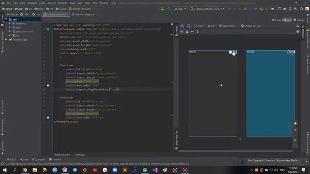 7 - Android - RelativeLayout смотреть онлайн