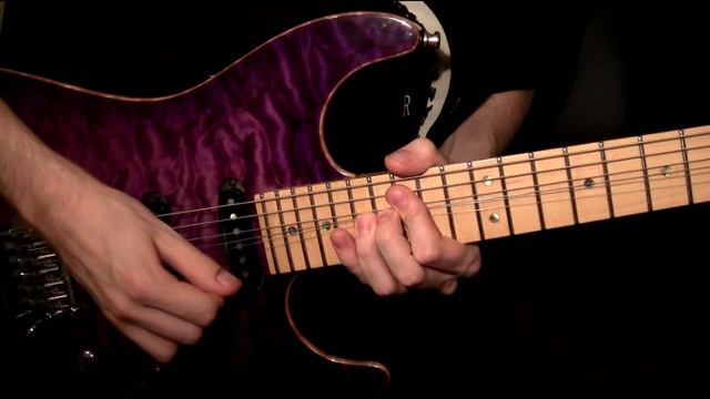 Guitar licks 17 - E minor lick with backing track смотреть онлайн
