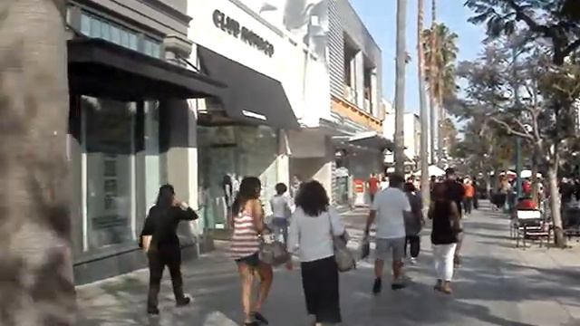Santa Monica 3rd Street Promenade, 4 July, 2011 (Part #1) // 3-ая улица, California US смотреть онлайн