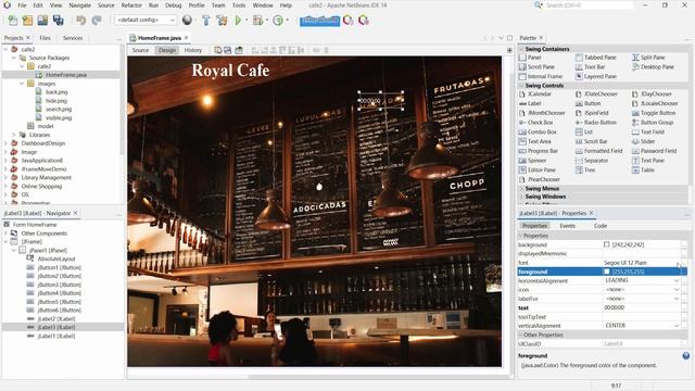 Cafe Management System | Part-1 | NetBeans & MySQL Workbench смотреть онлайн
