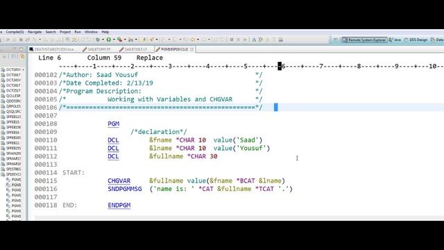 Control Language Programming - Multiple Variable Declaration and concatenation смотреть онлайн