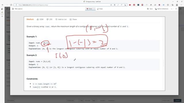 LeetCode 525 | Contiguous Array | HashMap | Jave смотреть онлайн